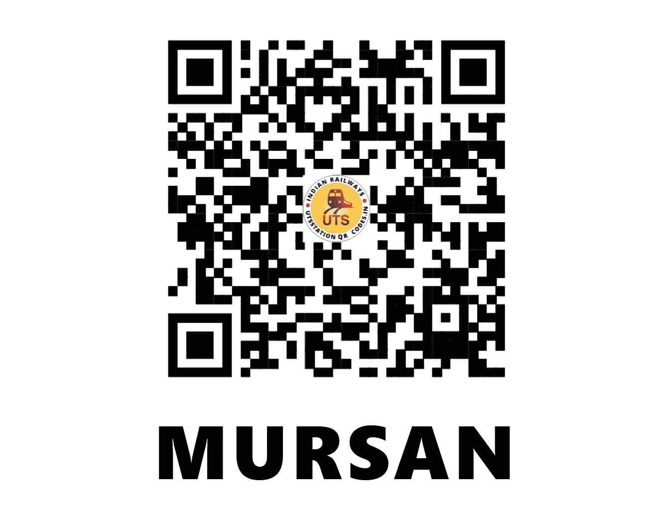UTS QR Code for MURSAN - MSN (NE - UTTAR PRADESH)